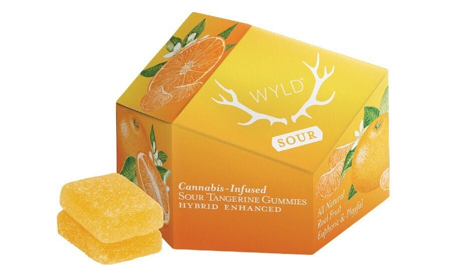 Photograph of product: Wyld - Sour Tangerine Hybrid Enhanced Gummies 100mg