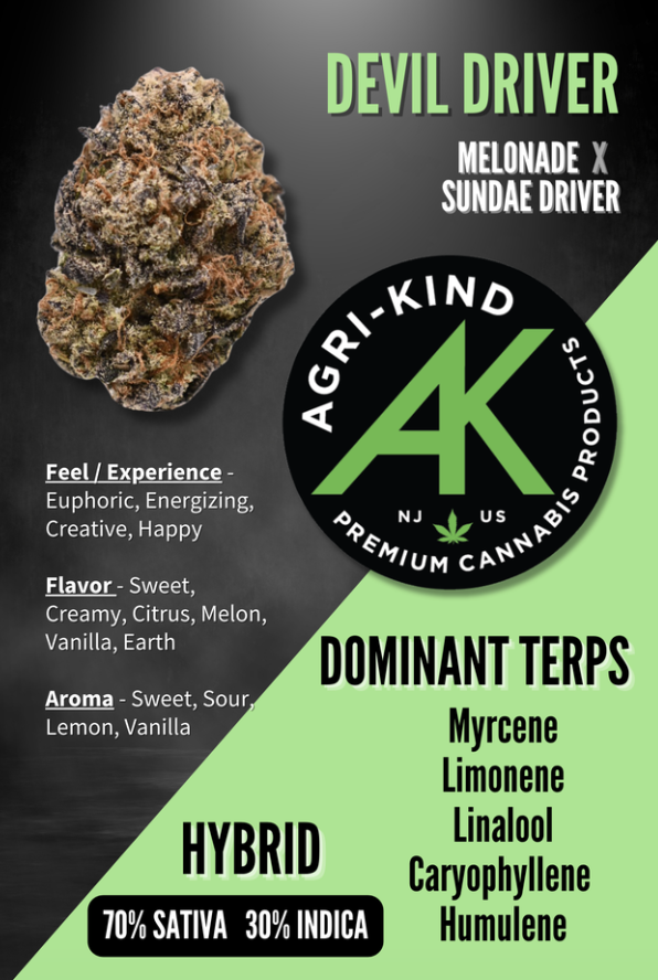 Photograph of product: Agri-kind l Devil Driver l 3.5g