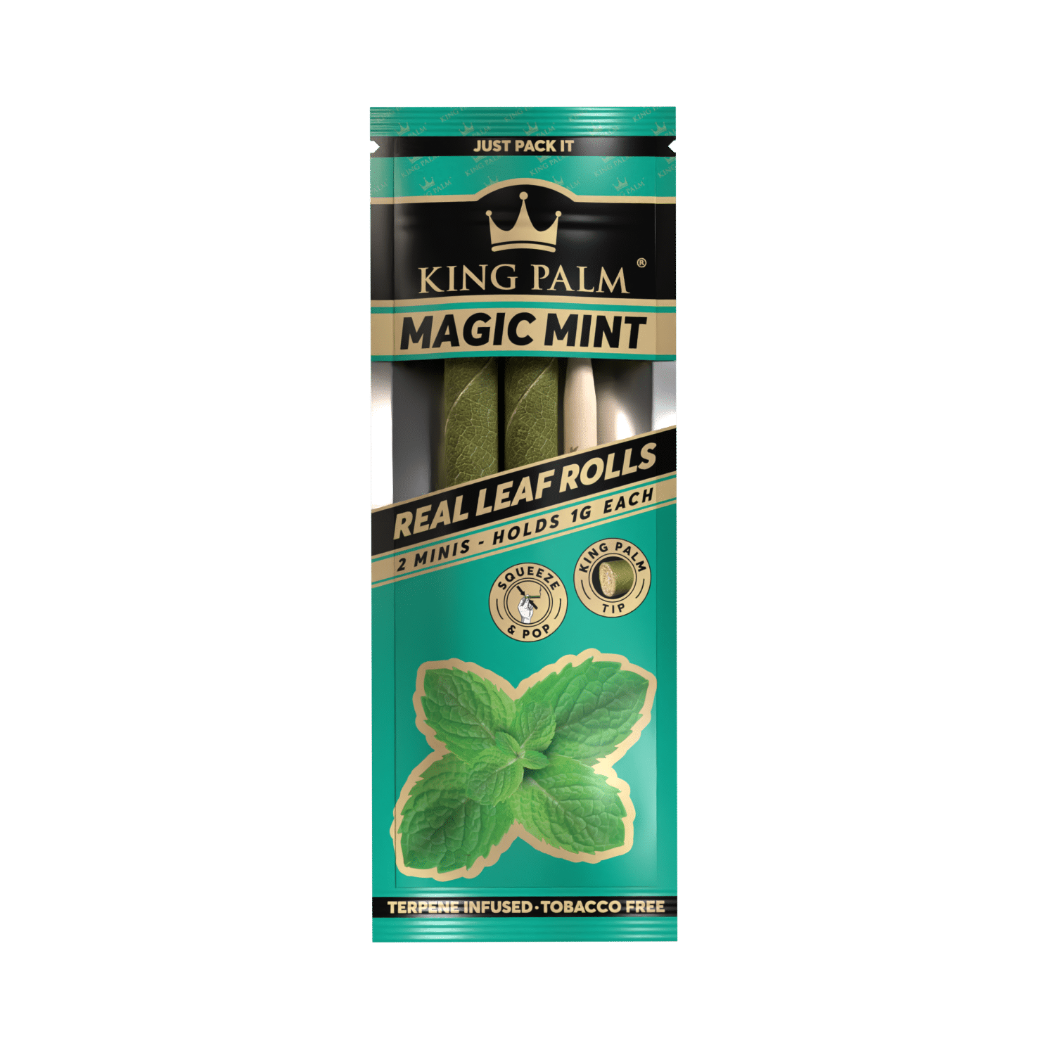 Photograph of product: King Palm Cones - Mini - Magic Mint - 2 pack