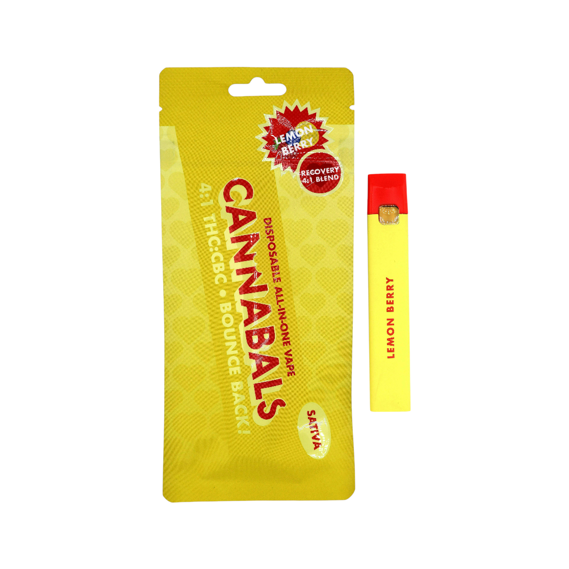 Photograph of product: Cannabals Lemon Berry Recover Vape