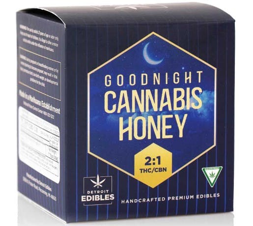Photograph of product: Detroit Edibles-  Goodnight Honey- 200mg