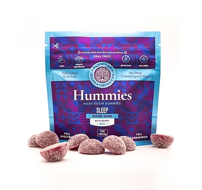 Photograph of product: 100mg | Sleep | Hummies-au chocolat Rosin