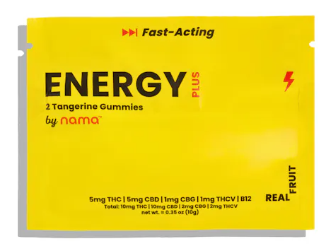 Photograph of product: Nama - Energy Plus Tangerine 10mg 2pk