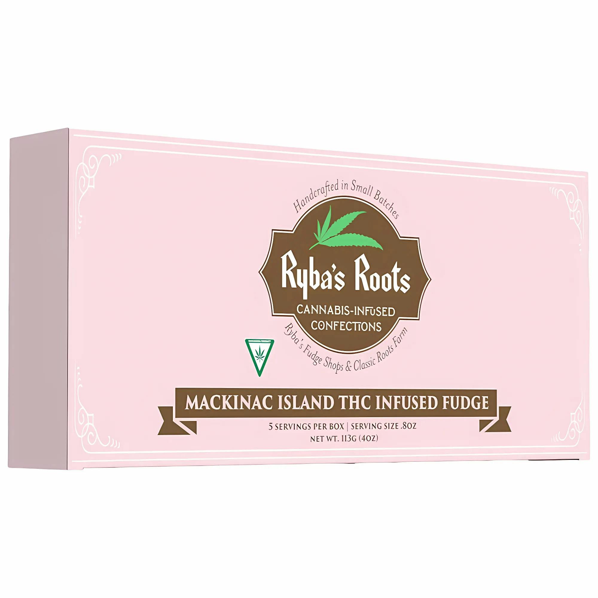 Photograph of product: Mackinac Island Infused Cherry Fudge 100mg