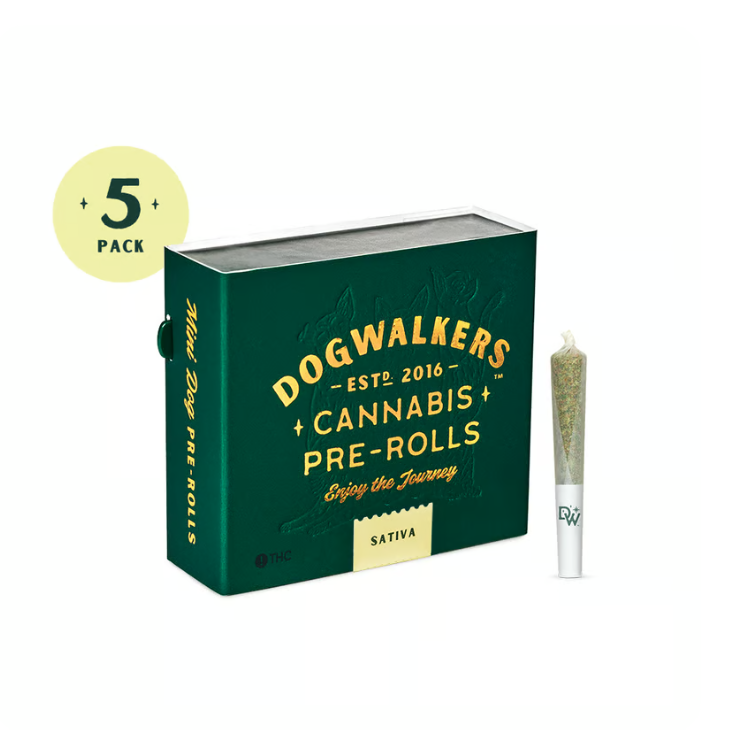 Photograph of product: L'Orange Dogwalker Prerolls 5Pk 1.75g - Oui'd