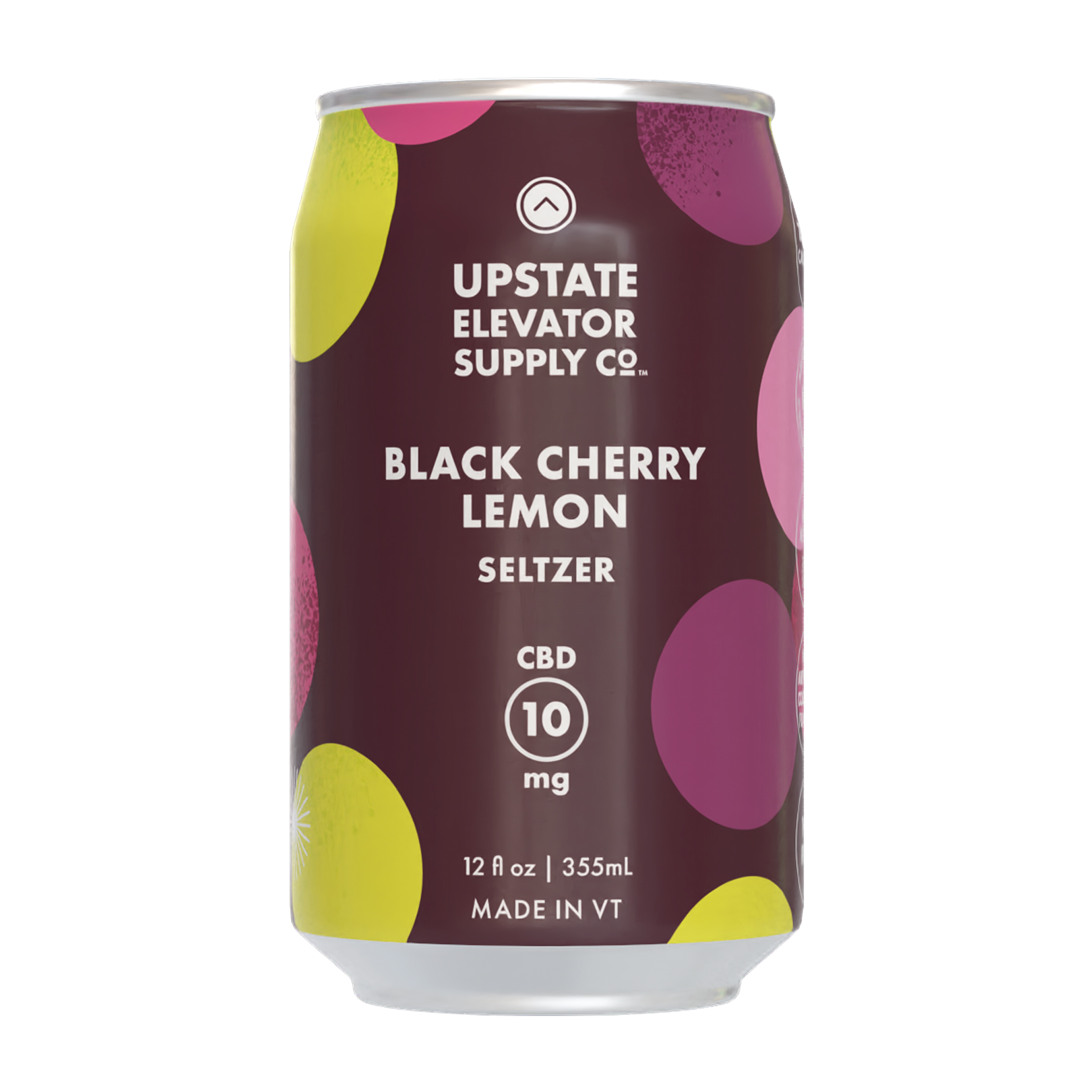 Photograph of product: CBD Black Cherry Lemon Seltzer