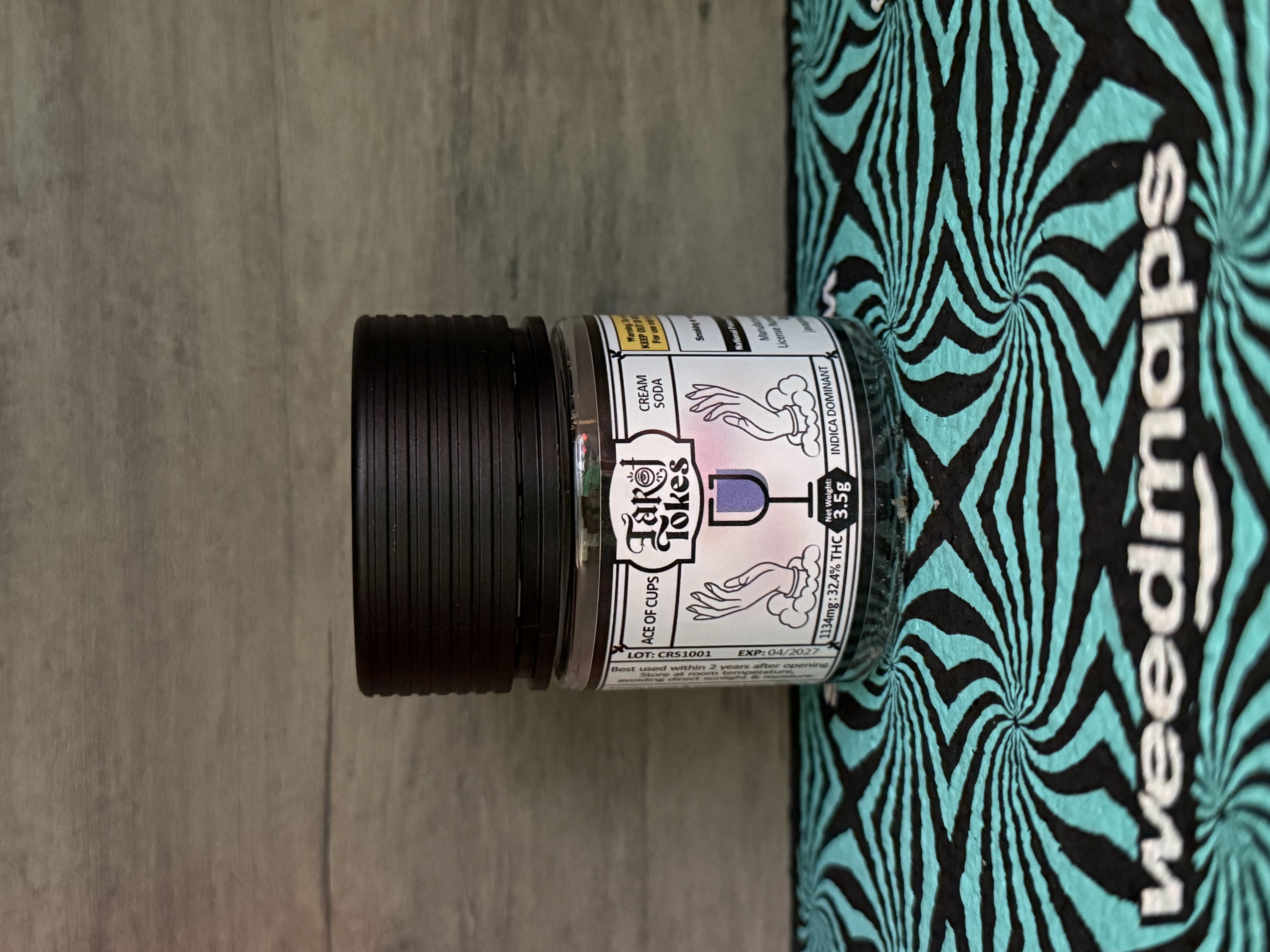 Photograph of product: Tarot Tokes Flower - Cream Soda - 3.5g