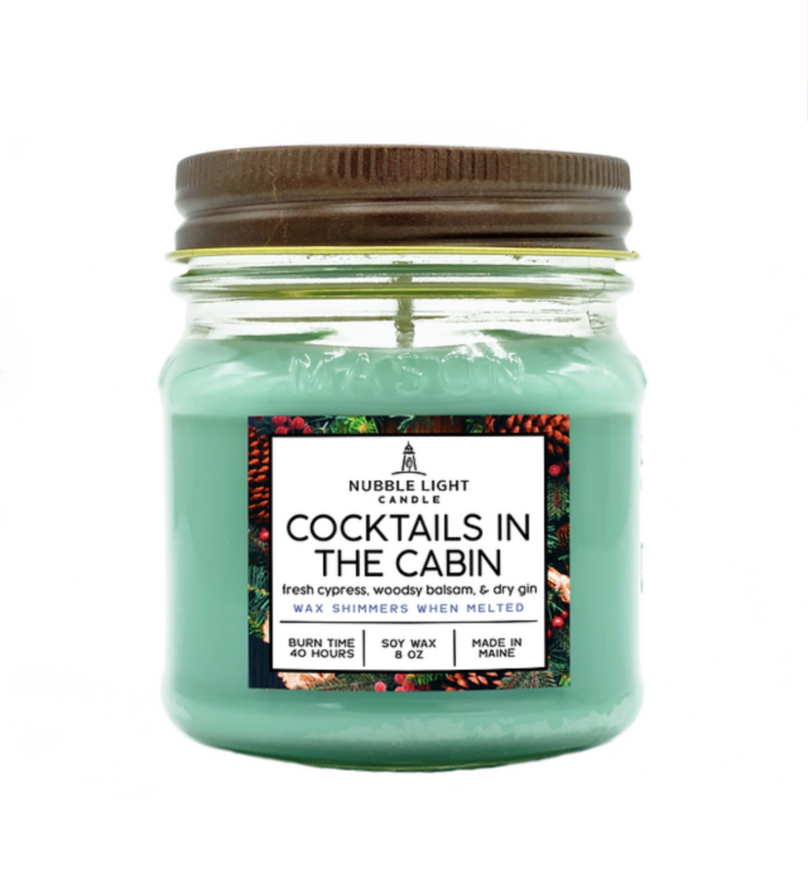 Photograph of product: Nubble Light Candle Co. Cocktails in the Cabin