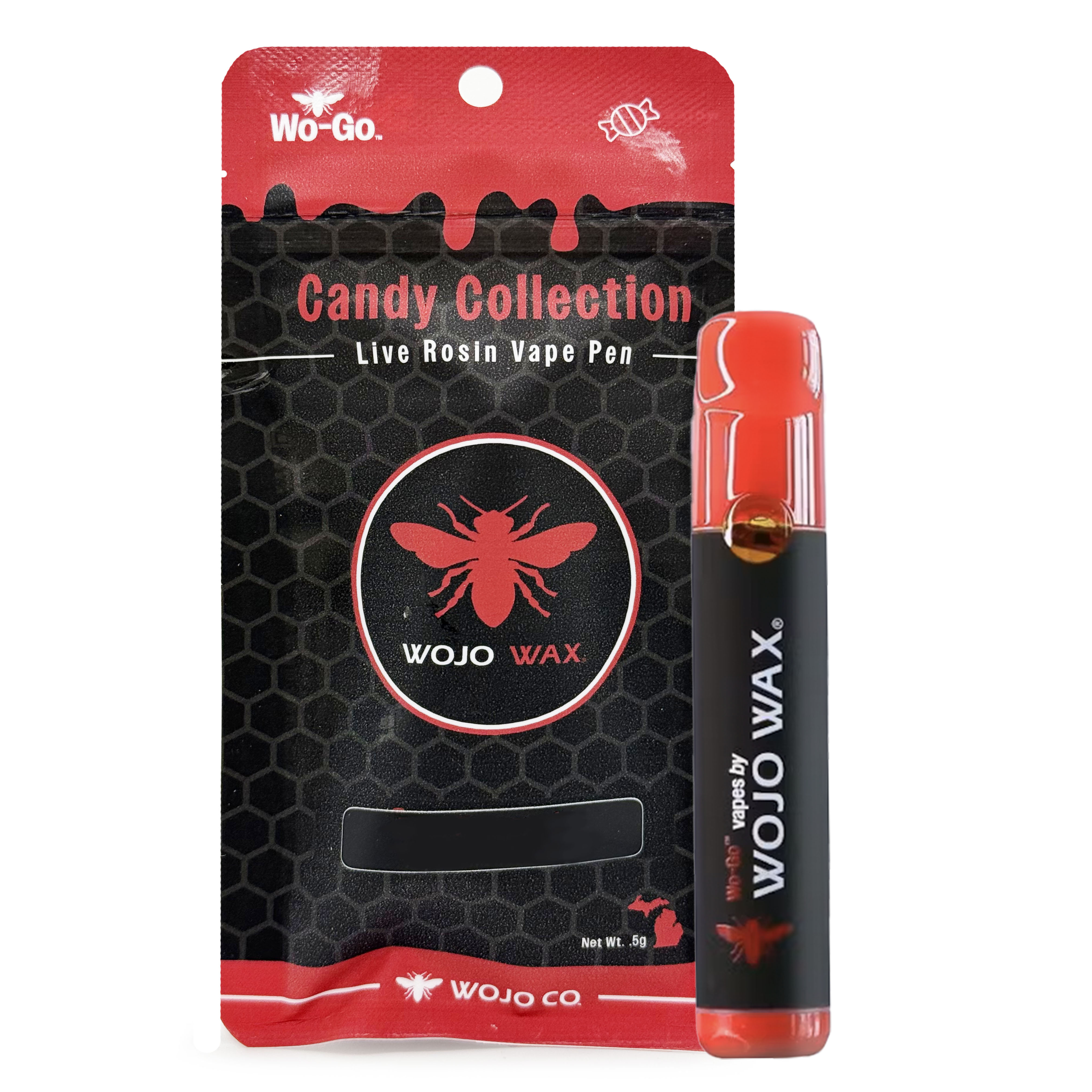 Photograph of product: Wojo Pink Pineapples Disposable Vape Rec