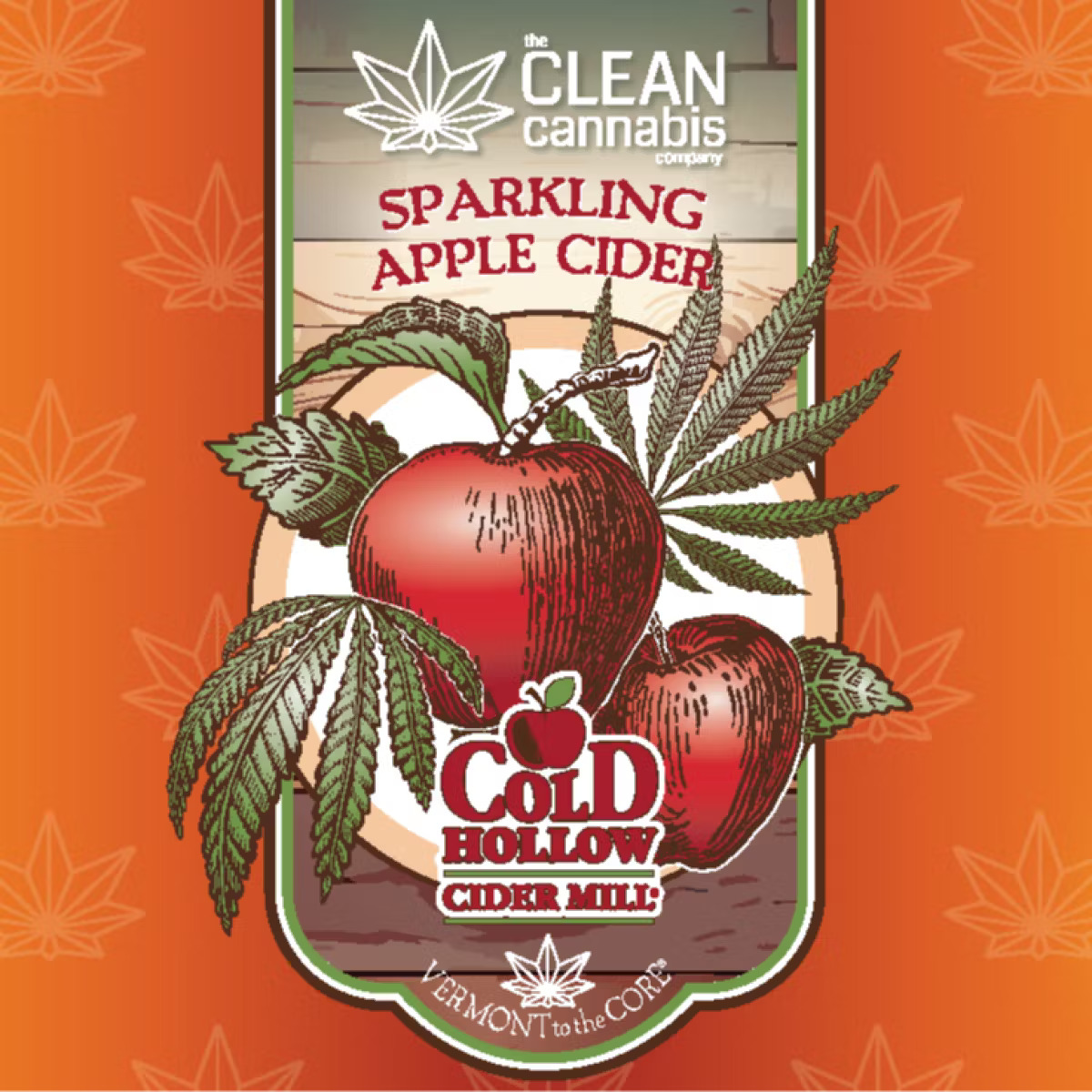 Photograph of product: The Clean Oui'd + Cold Hollow | Sparkling Apple Cider | TH-oui Beverage | 10mg