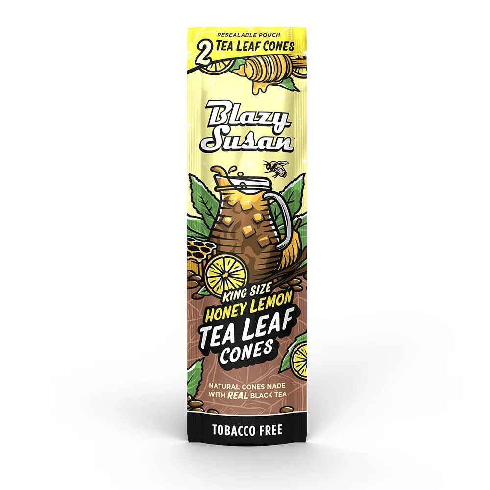 Photograph of product: Honey Lemon Tea Leaf Cones (2pk)