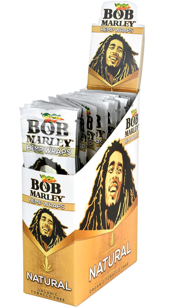Photograph of product: Bob Marley Hemp Wraps 2pk/Natural