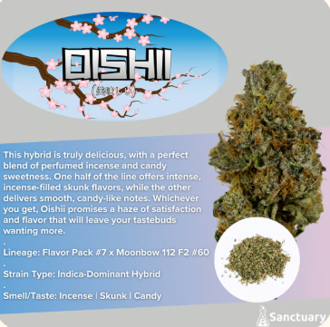 Photograph of product: Oishii Sanctuary Medicinals - 28g