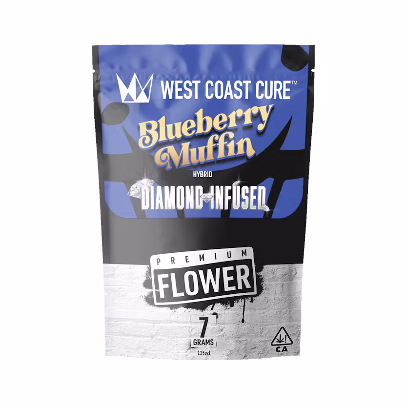 Photograph of product: Blueberry Muffin  [H] - Diamond Infused Premium Flower - 7g