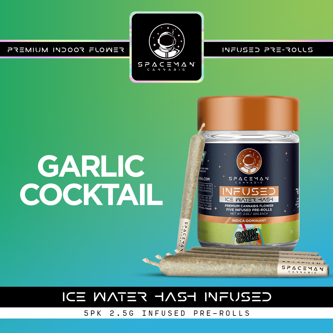 Photograph of Product: Spaceman - Bubble Hash PR 5pk - Garlic Cocktail