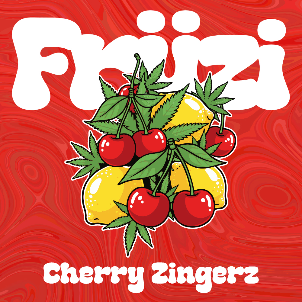 Photograph of product: Fruzi | Premium Terpene Flower | Cherry Zingerz - 28g