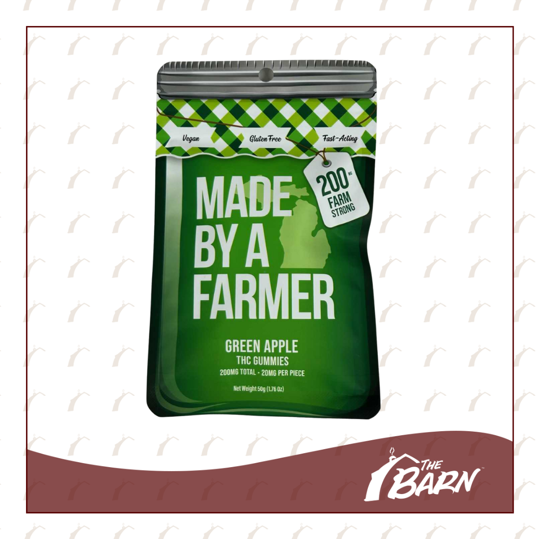 Photograph of product: MBAF 200mg Gummies - Green Apple - REC