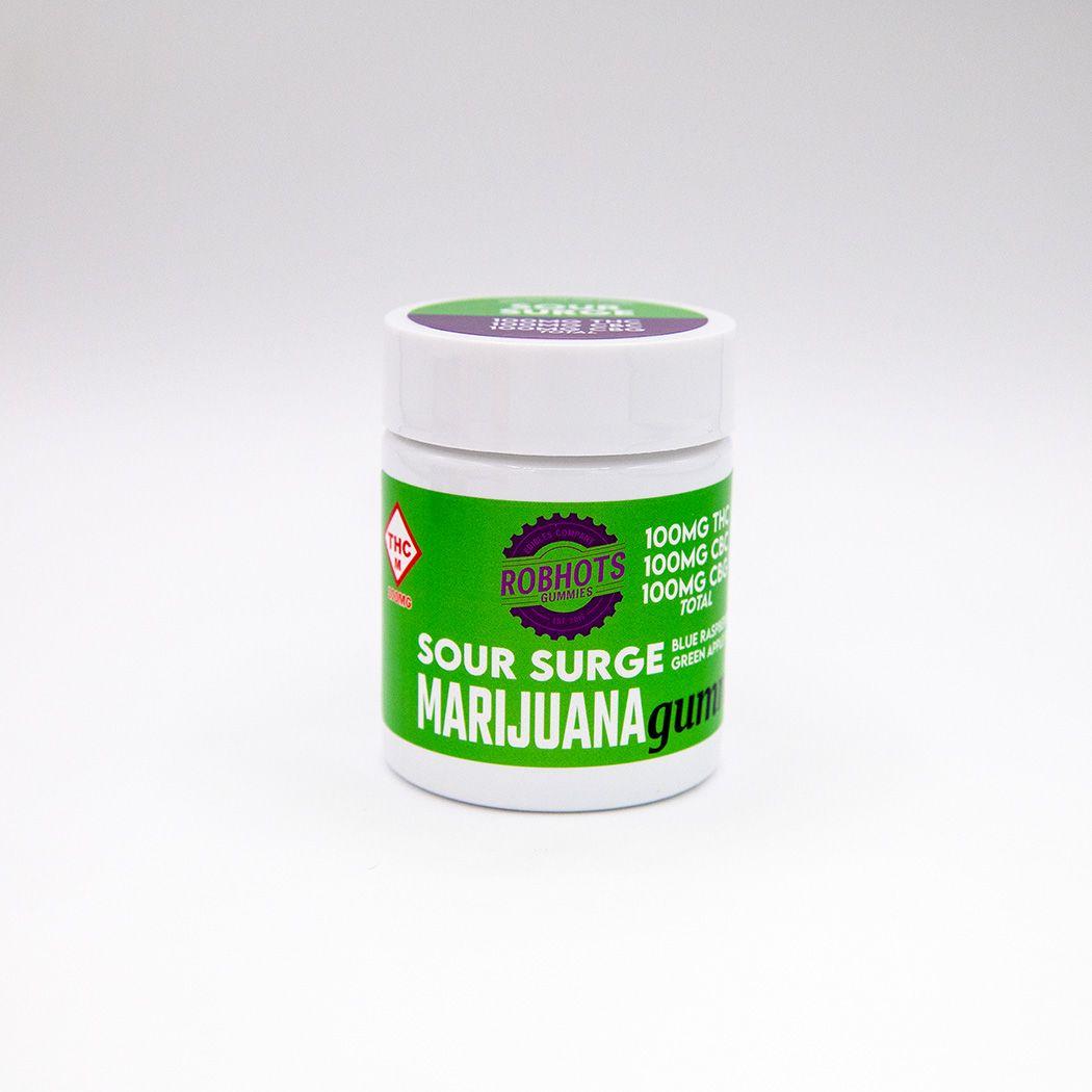 Photograph of product: Robhots | Gummies | Sour Surge 100mg