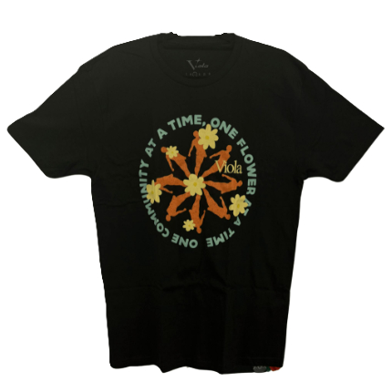 Photograph of product: Flower Tee | Black