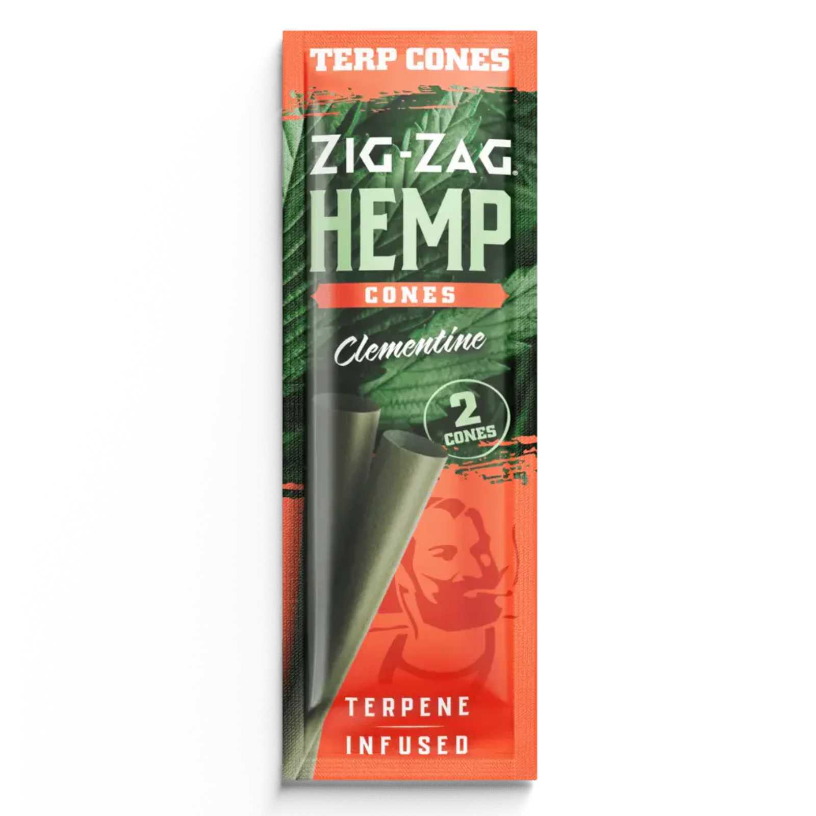 Photograph of product: Zig-Zag - Terpene Infused Hemp Cone Clementine - 2 Ct.