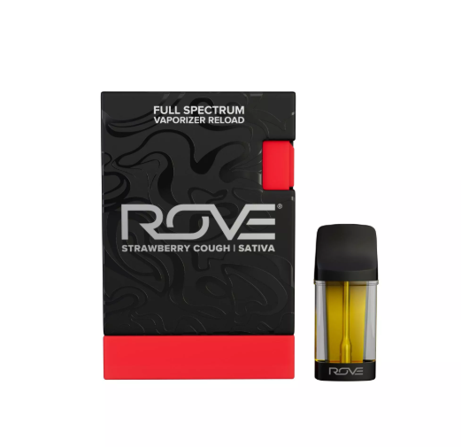 Photograph of product: Cartridge - ROVE - Strawberry Cough (S) - LR 1g (Reload)