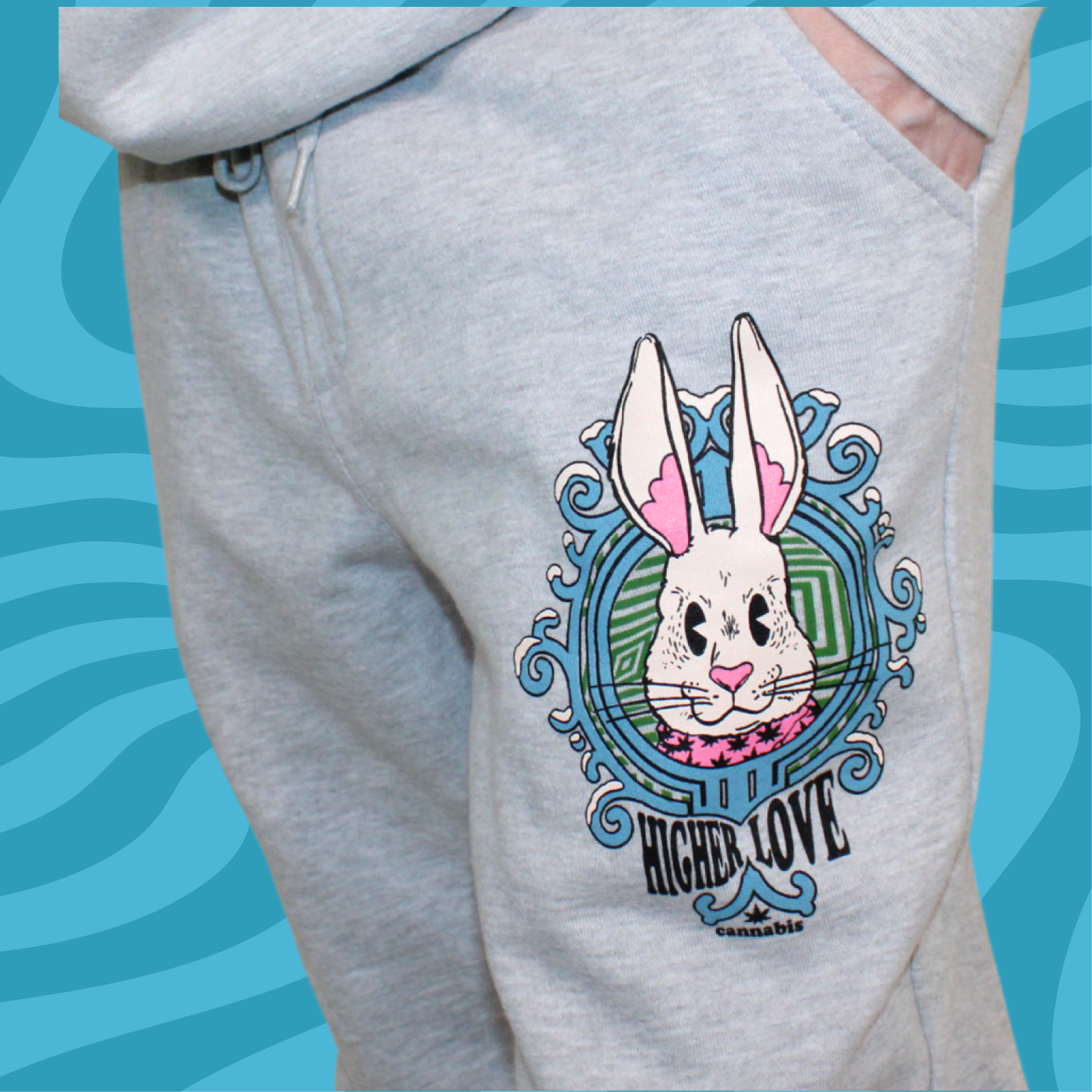 Photograph of product: Rabbit Sweatpants - Grey (XL)