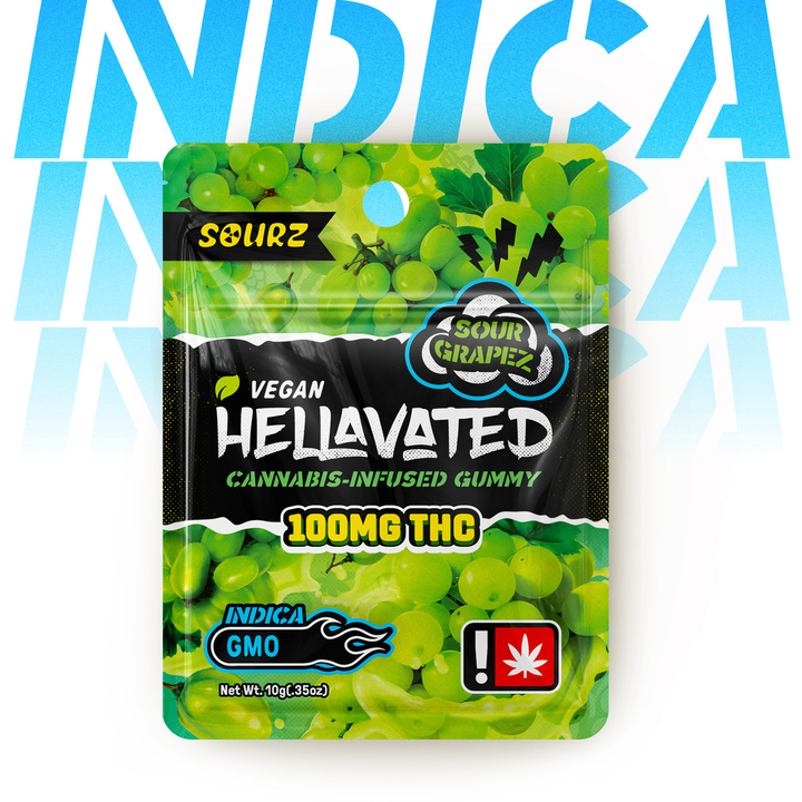 Photograph of product: Hellavated Gummiez | Sour Grapez