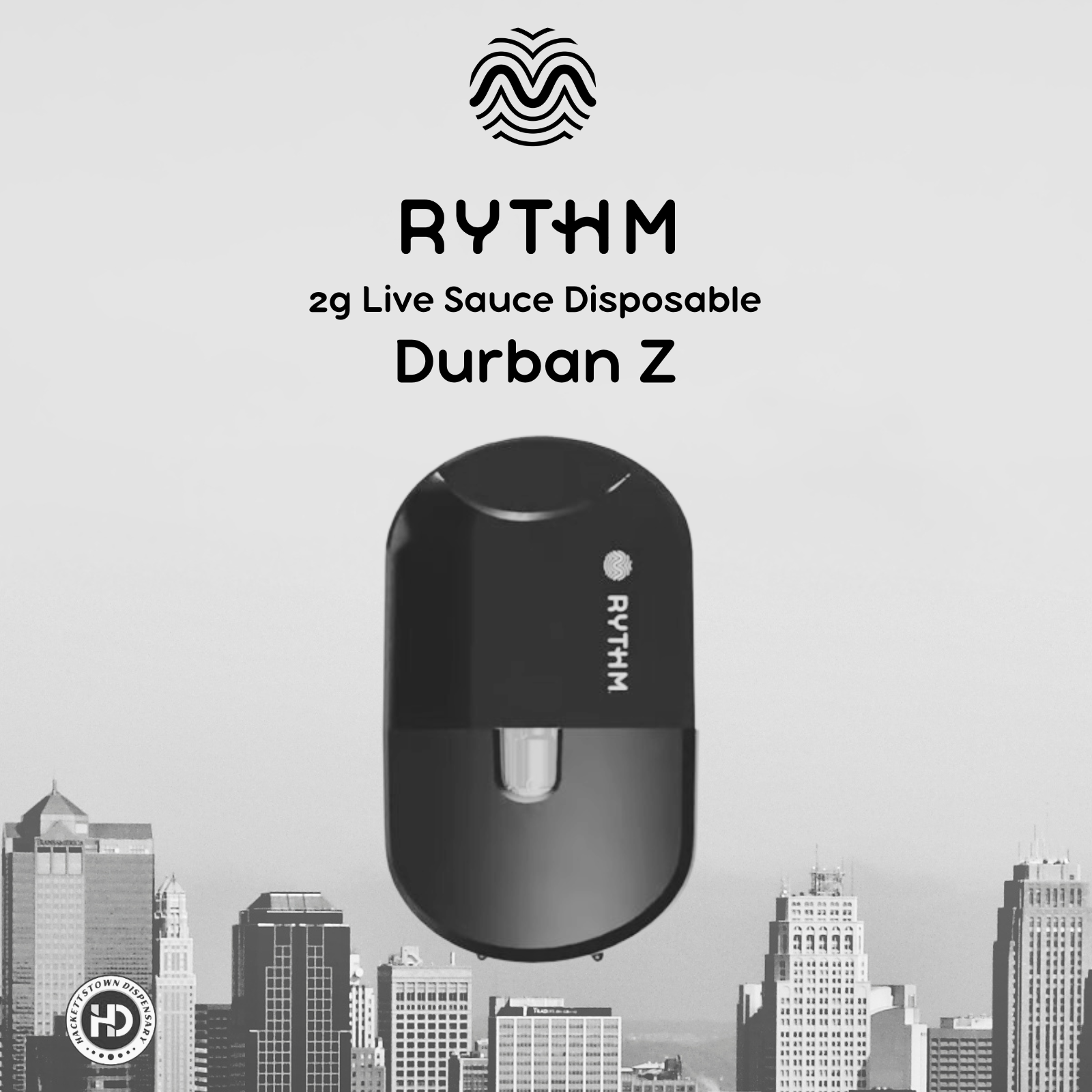 Photograph of product: Rythm Disposable | Durban Z | 2g (Oui'd Dominant)