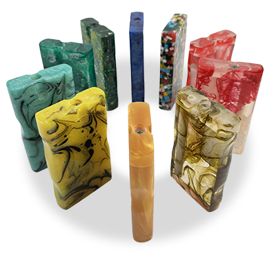 Photograph of product: 4" Acrylic Dugout | 1 Hitter Included | Asst Colors
