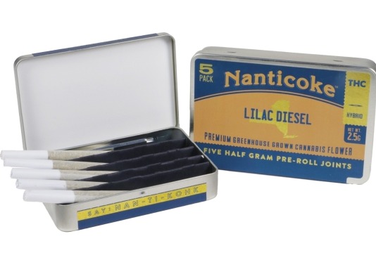 Photograph of product: Nanticoke | Lilac Diesel 0.5g Pre Rolls | 5pk