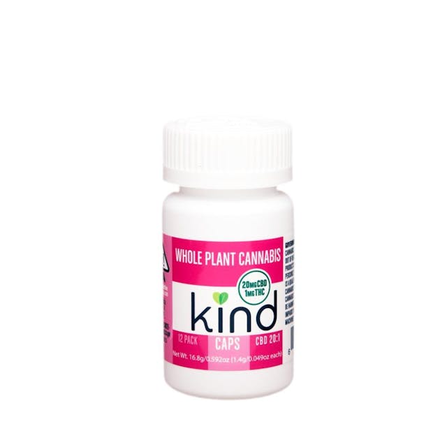 Photograph of product: KindCaps CBD 20:1 - 10 Pack