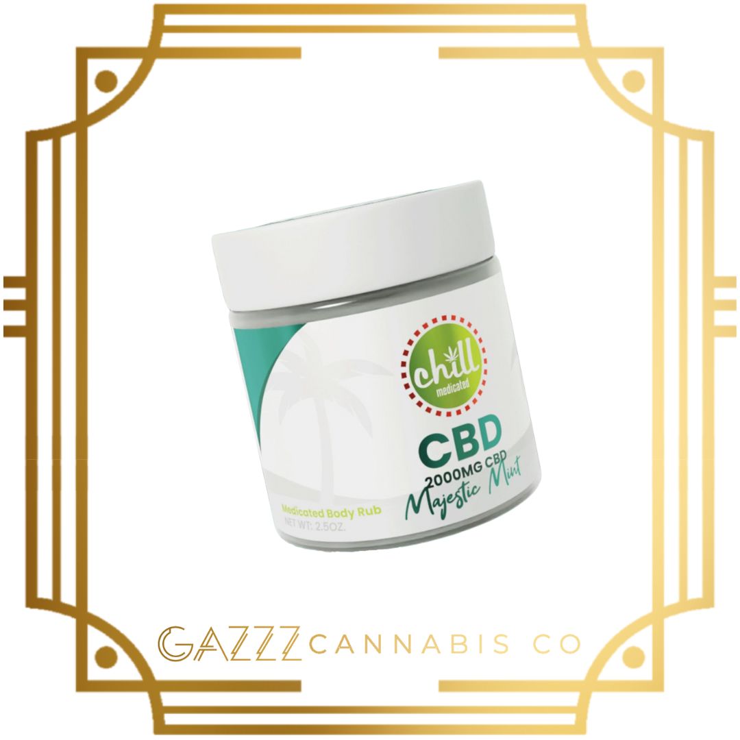 Photograph of product: Topical | Chill | Body Rub 2000mg | CBD Majestic Mint