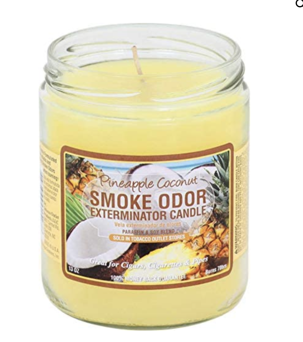 Photograph of product: Pineapple Coconut Smoke Odor Candle