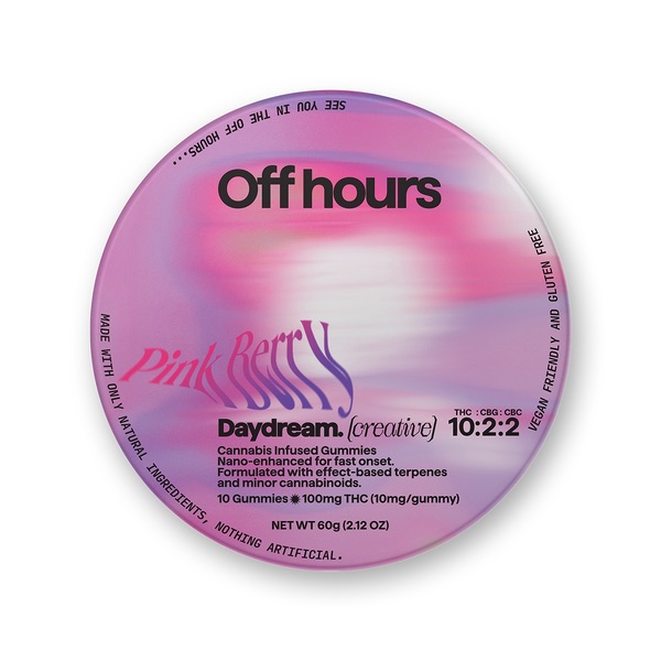 Photograph of product: Pink Berry Daydream | Gummies 100mg