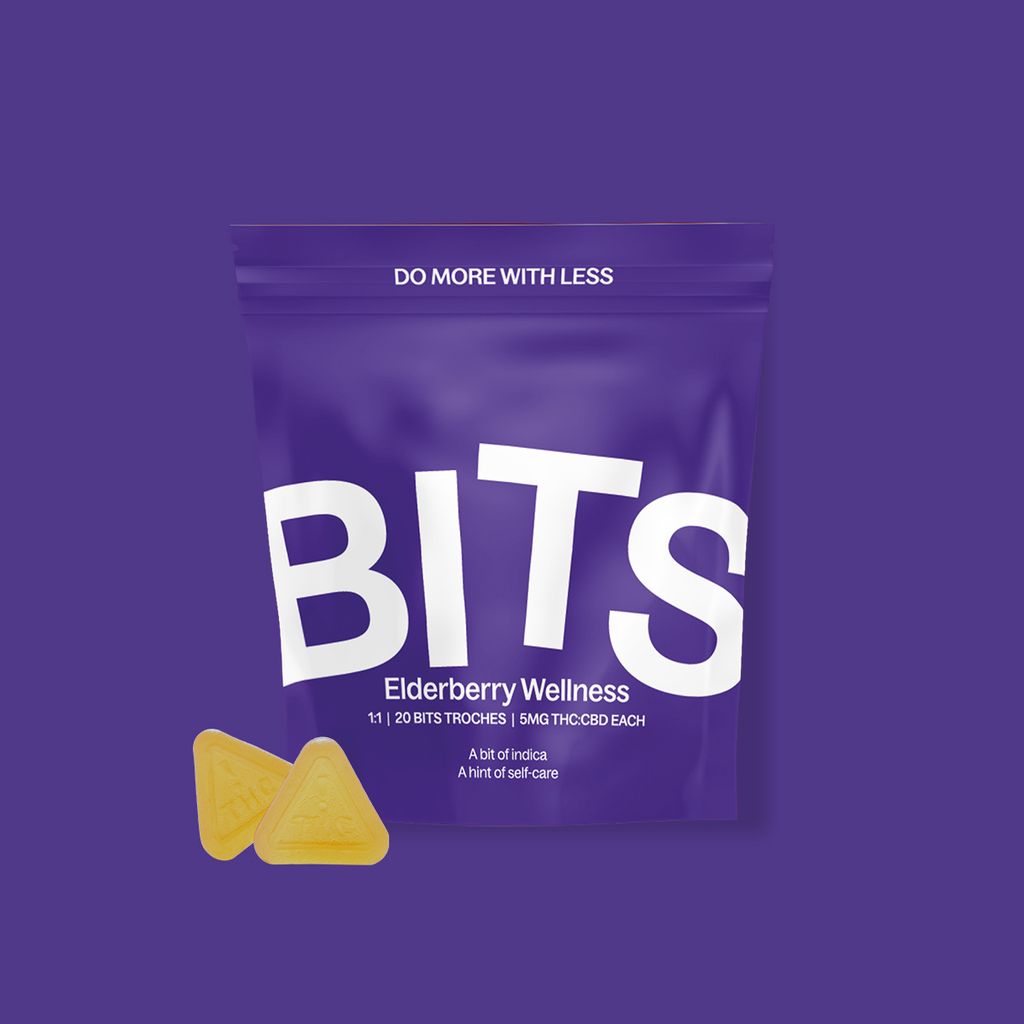 Photograph of product: Elderberry Wellness CBD:TH-oui Troches - ["100mg [20-Pack]"]