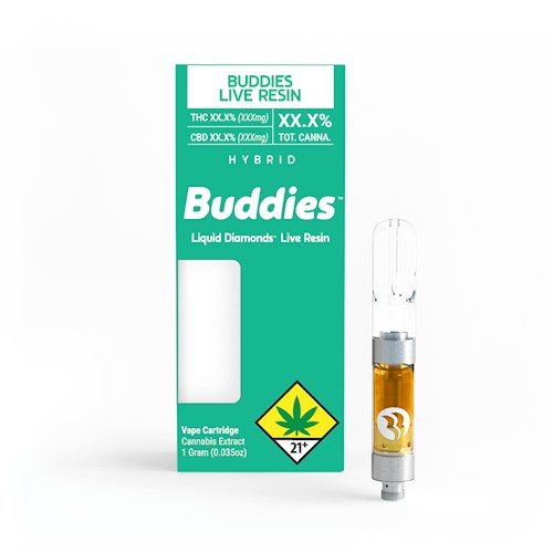 Photograph of product: Buddies Space Lemons 1g LR Vape |S|