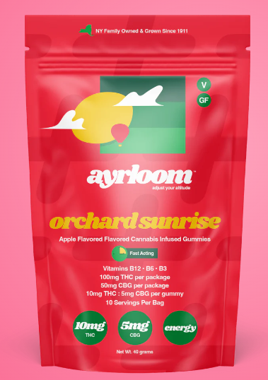 Photograph of product: Aryloom - Gummies - Orchard Sunrise UP - 100mg (2:1) (TH-oui:CBG)