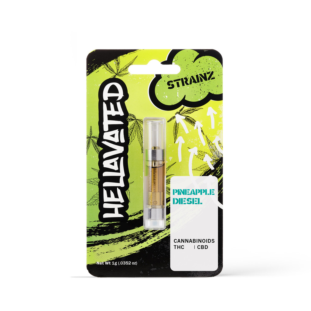 Photograph of product: Hellavated | Strainz | Pineapple Diesel