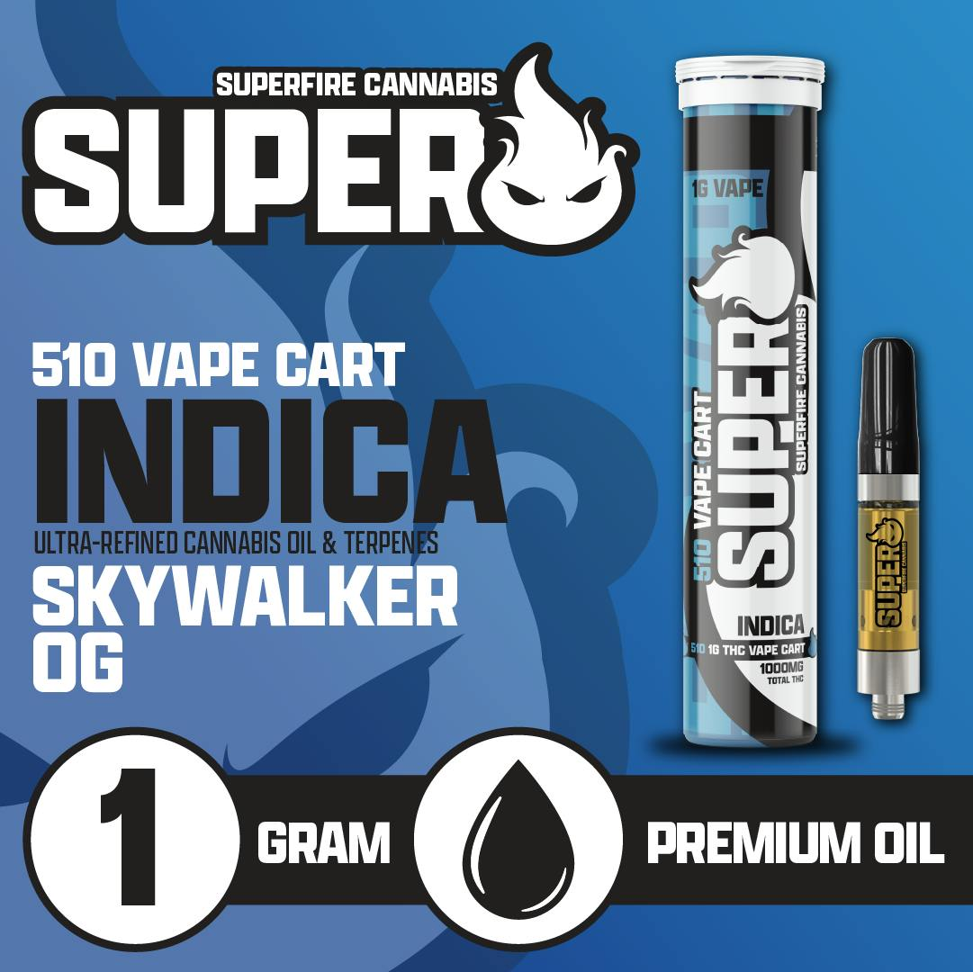 Photograph of product: SuperFire | Skywalker OG Cart | 1g