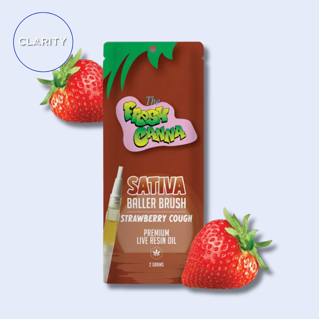 Photograph of product: Fresh Canna Live Resin Brush | Strawberry Cough