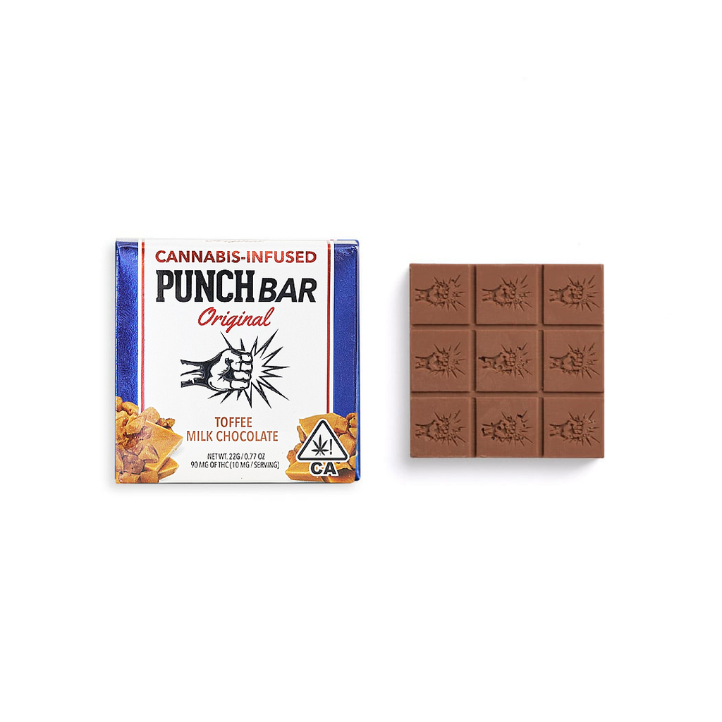 Photograph of product: Toffee Milk Chocolate - ["100mg"]