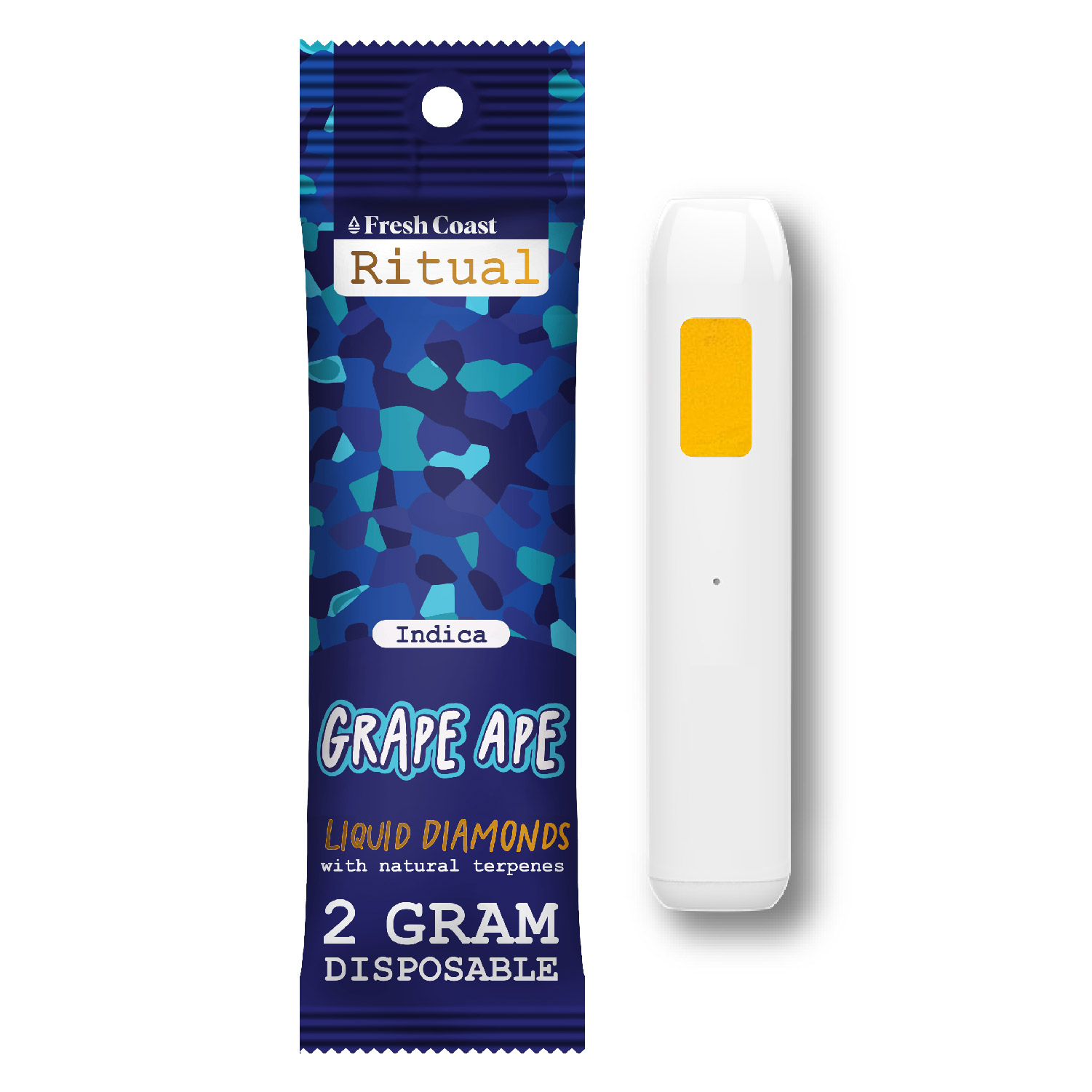 Photograph of product: Grape Ape Liquid Diamonds Disposable | Ritual