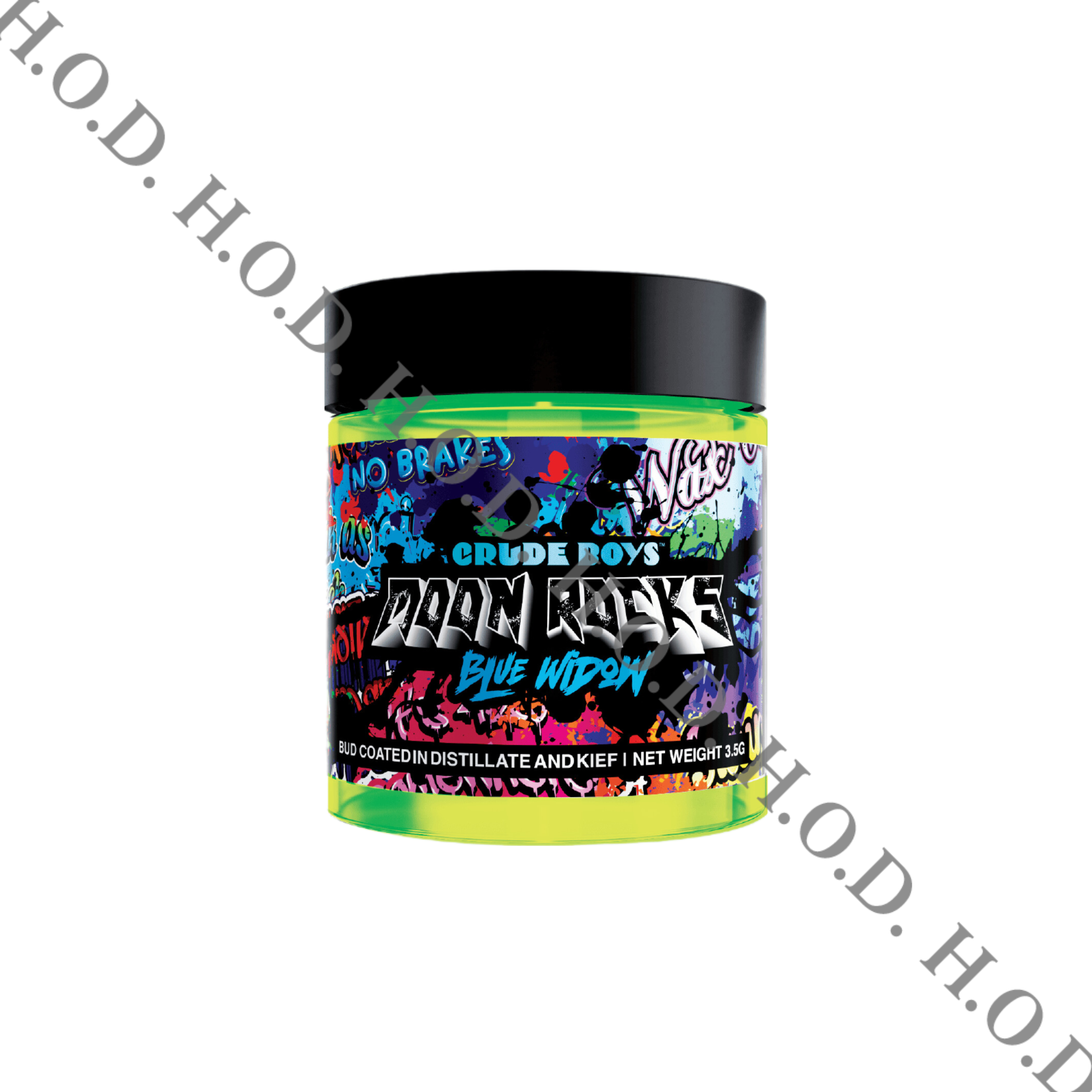 Photograph of product: Crude Boys Blue Widow Moon Rocks 3.5g