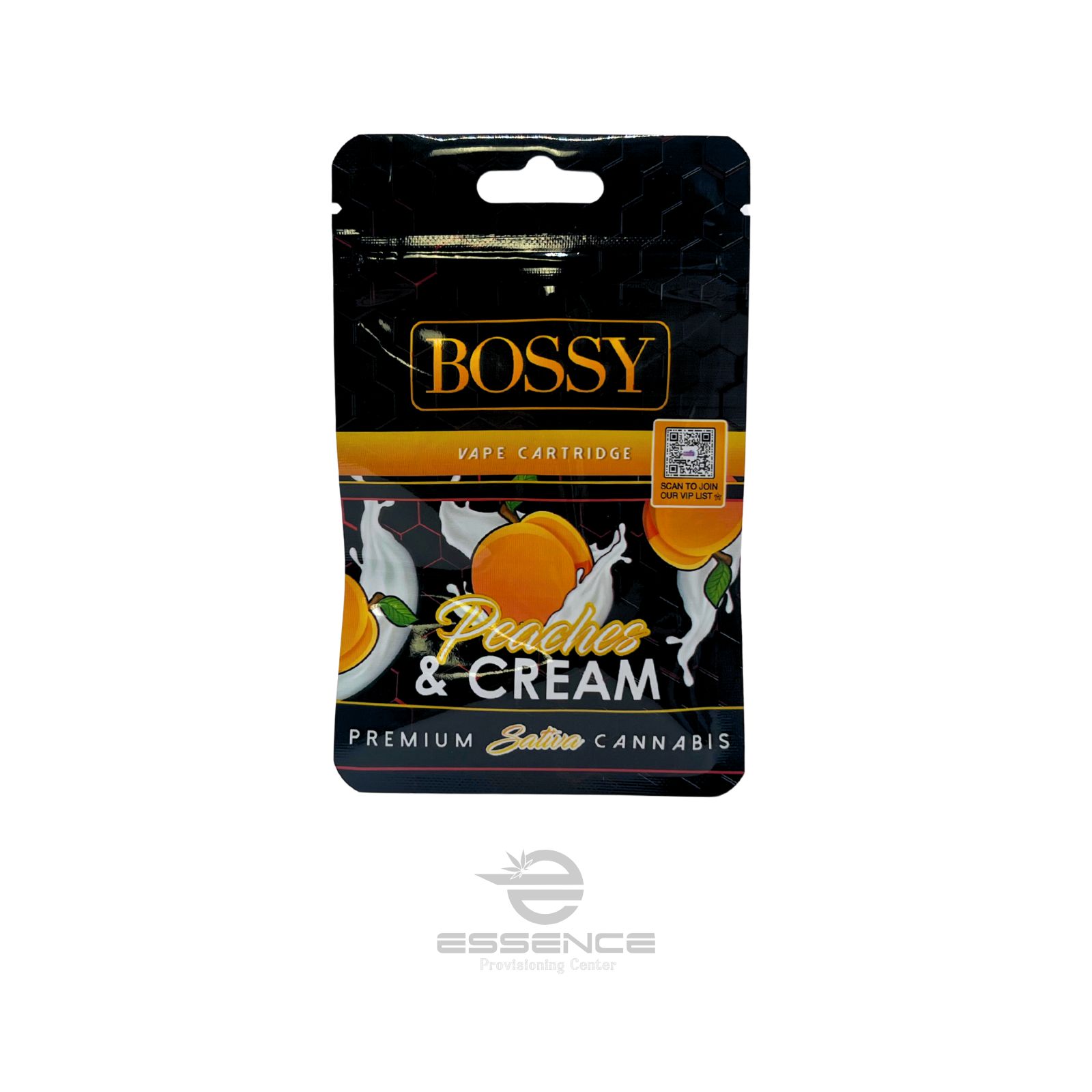 Photograph of product: Bossy - Peaches and Cream Vape Cart - (Oui'd)