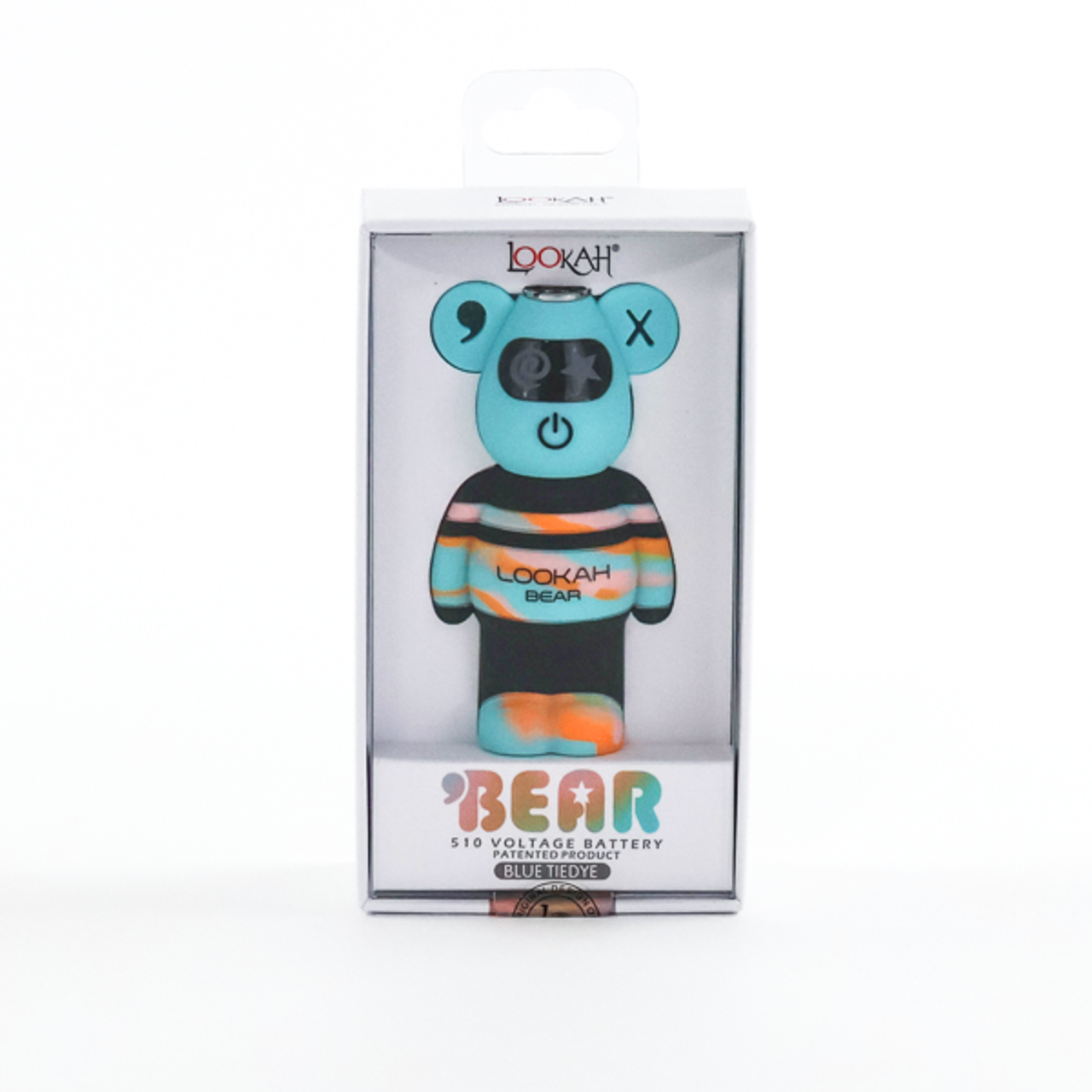Photograph of product: Lookah | Bear 500mAh Vape Pen Battery | Purple TieDye