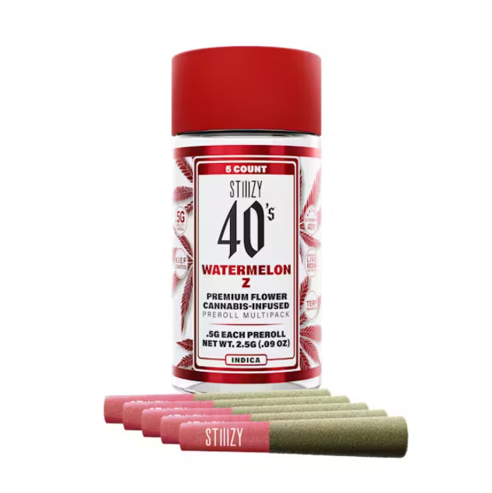 Photograph of product: 40's Watermelon Z Infused Preroll Multi Pack (I) 2.5g