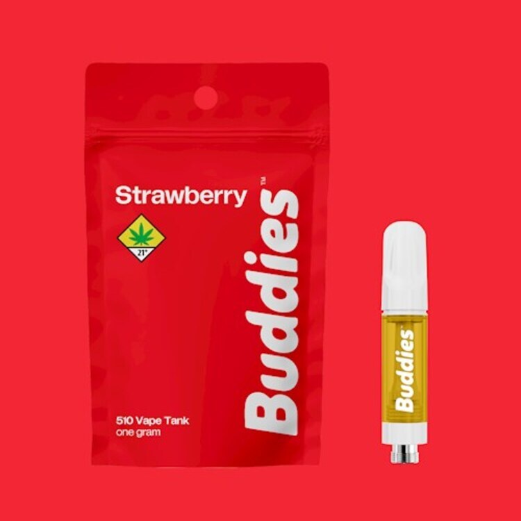 Photograph of product: Buddies - B-Brand - Strawberry Distillate Cartridge