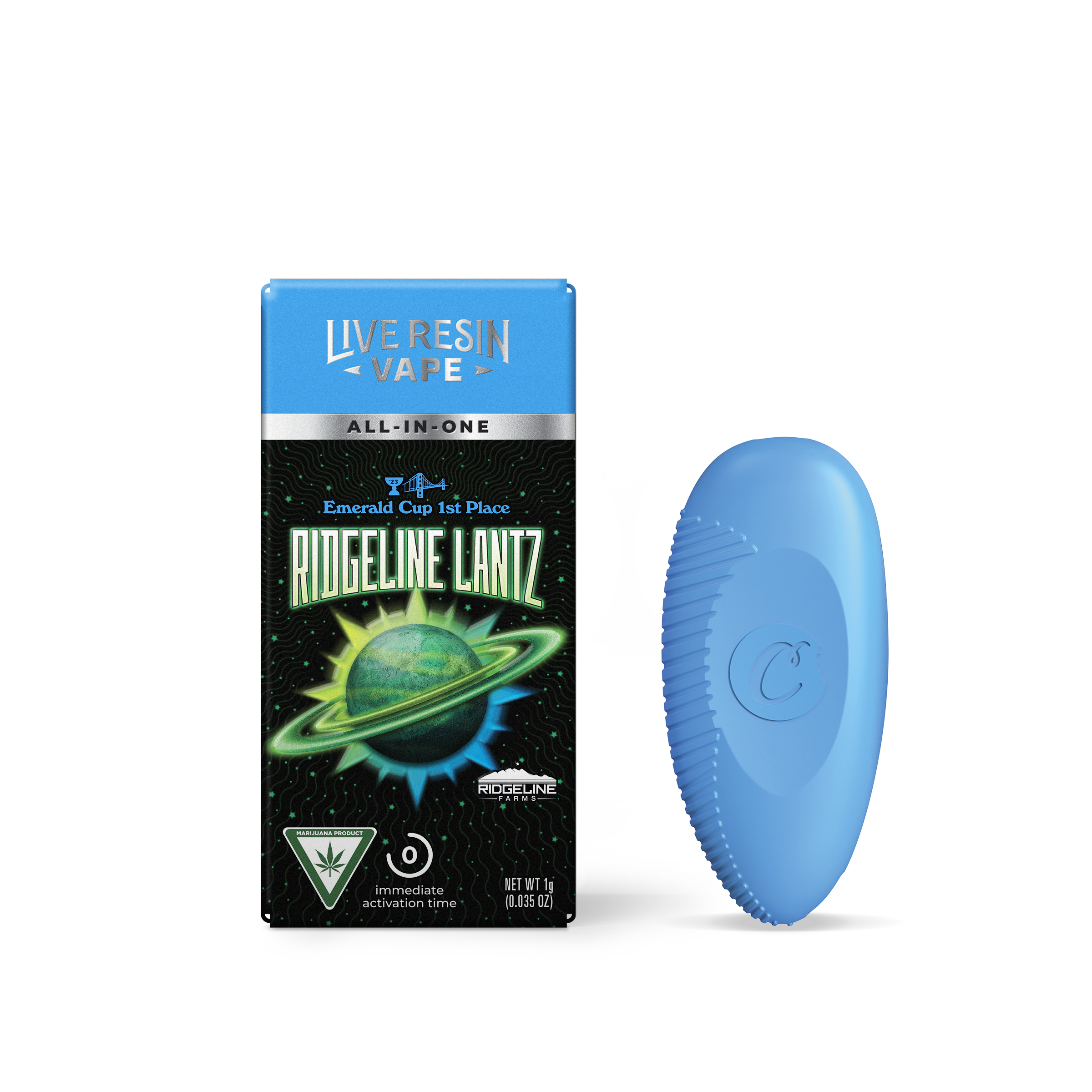 Photograph of product: Cookies - Live Resin Disposable - Ridgeline Lantz (1g)