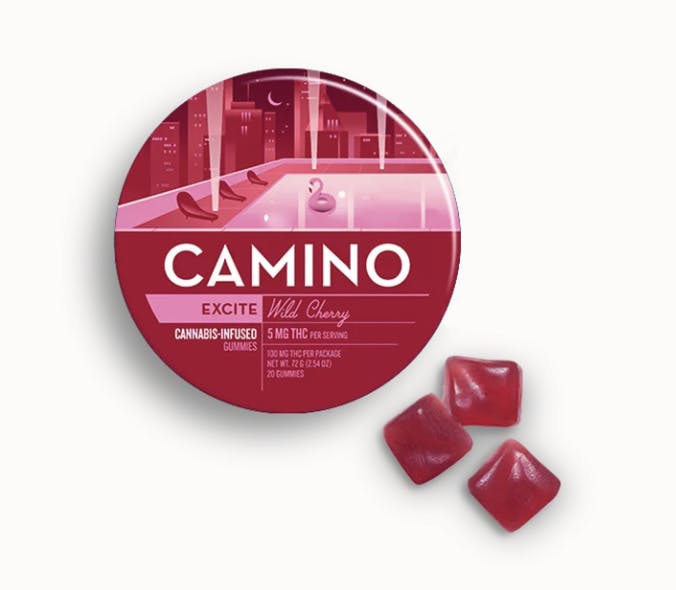 Photograph of product: Camino I Wild Cherry (S) 20pk 5mg Gummies