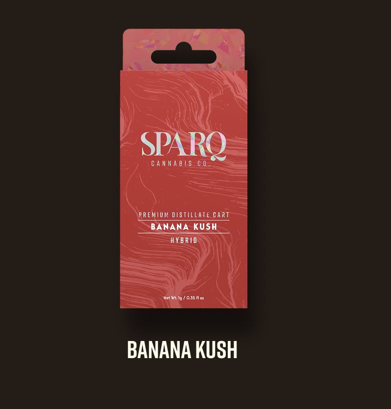 Photograph of product: Sparq I Banana Kush (H) 1g Vape